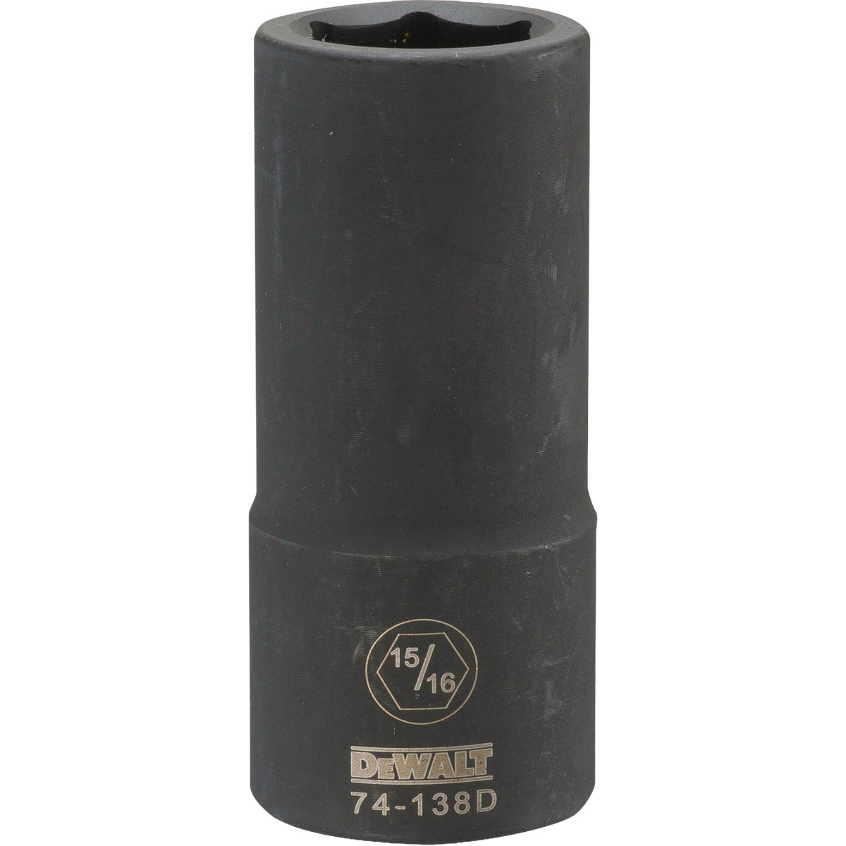 DEWALT 3/4 In. Drive 15/16 In. 6-Point Deep Standard Impact Socket Image 1