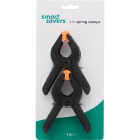 Smart Savers 4 In. Plastic Spring Clamp Set (2-Piece) Image 1