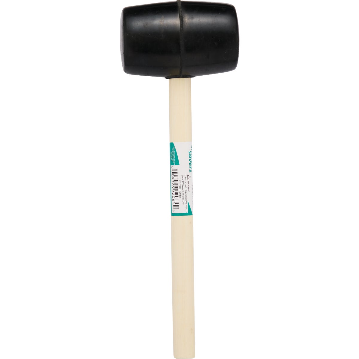 Smart Savers 16 Oz. Rubber Mallet with Wood Handle