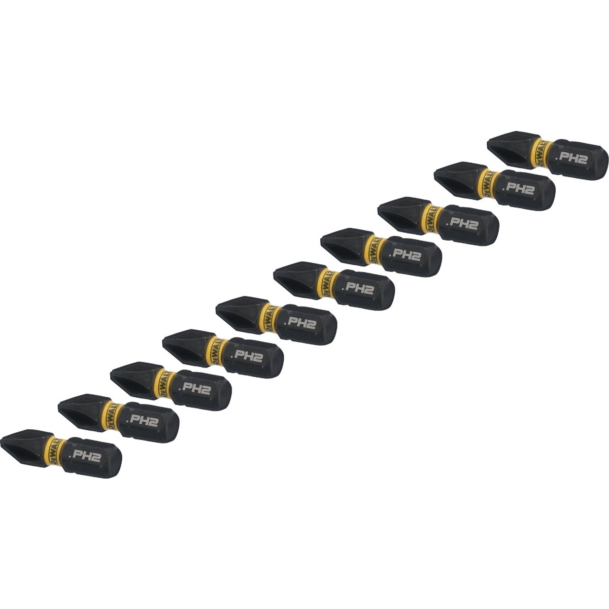 Dewalt Elite Series 1/4 In. x 1 In. Phillips Impact Driver Bit Set (10-Piece) Image 3