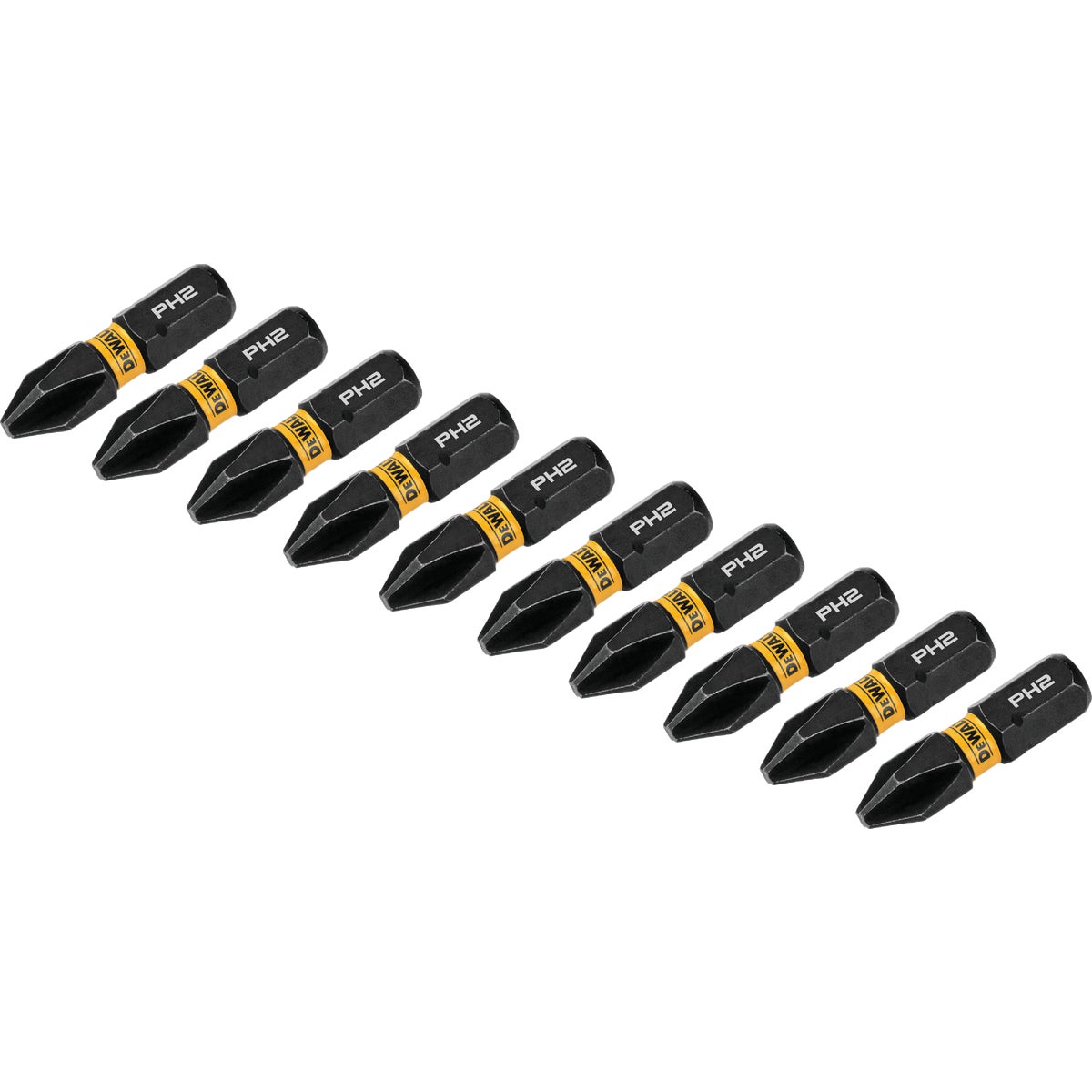 Dewalt Elite Series 1/4 In. x 1 In. Phillips Impact Driver Bit Set (10-Piece) Image 4