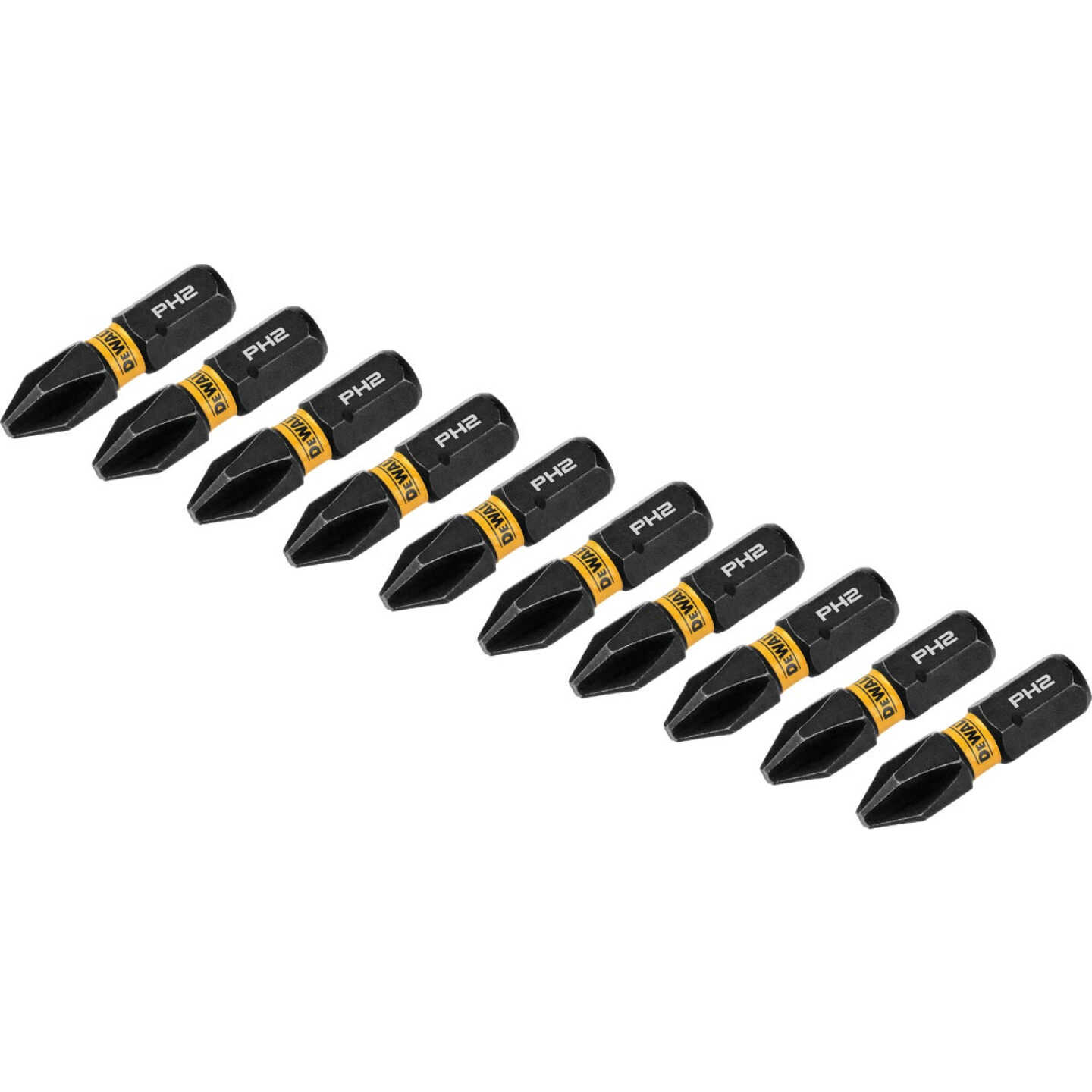 Dewalt Elite Series 1/4 In. x 1 In. Phillips Impact Driver Bit Set (10-Piece) Image 4