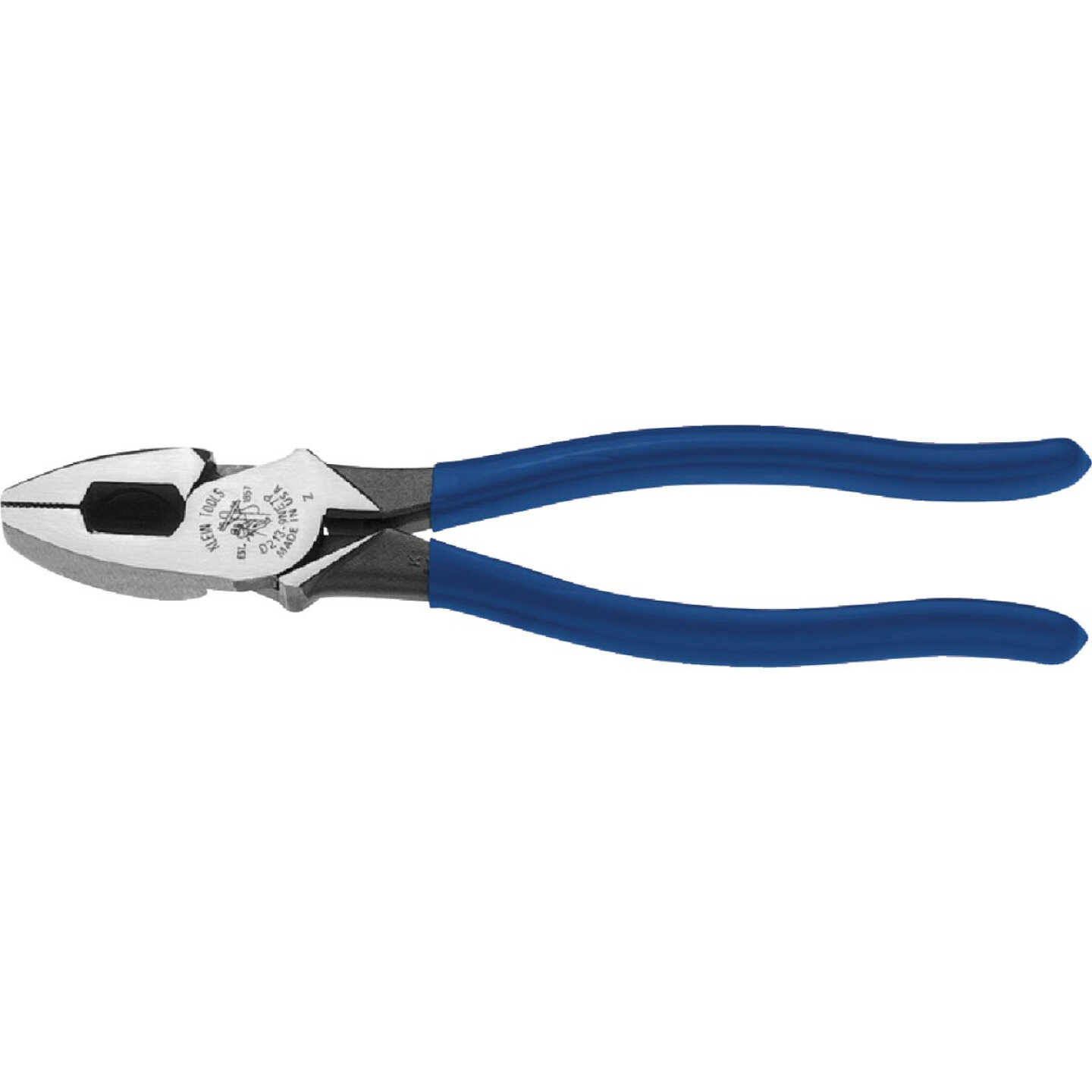 Klein 9-1/4 In. High-Leverage Fish Tape Pulling Linesman Pliers Image 1