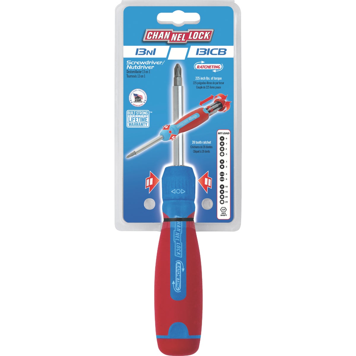 Channellock 13-in-1 Professional Ratcheting Screwdriver Image 7