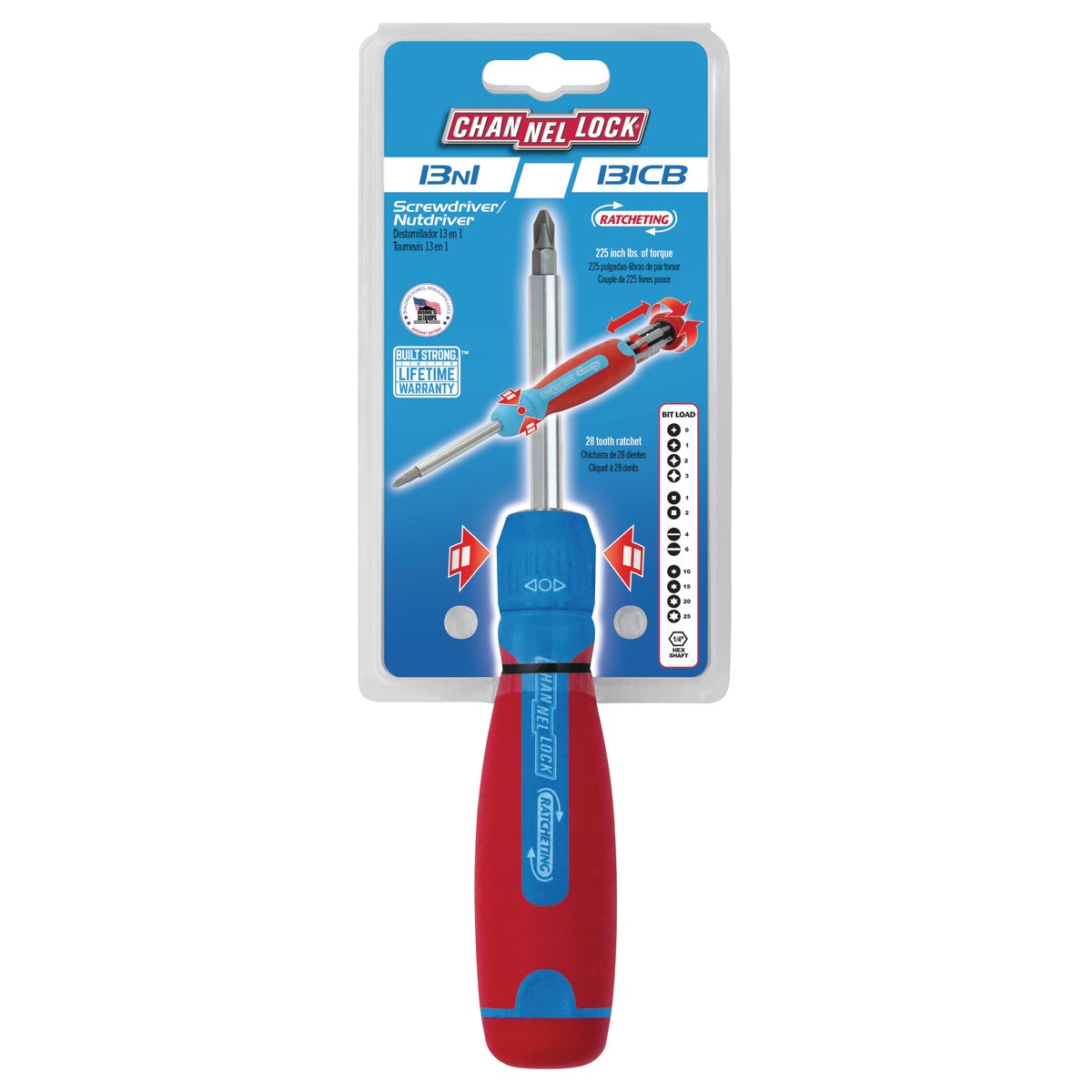 Channellock 13-in-1 Professional Ratcheting Screwdriver Image 3