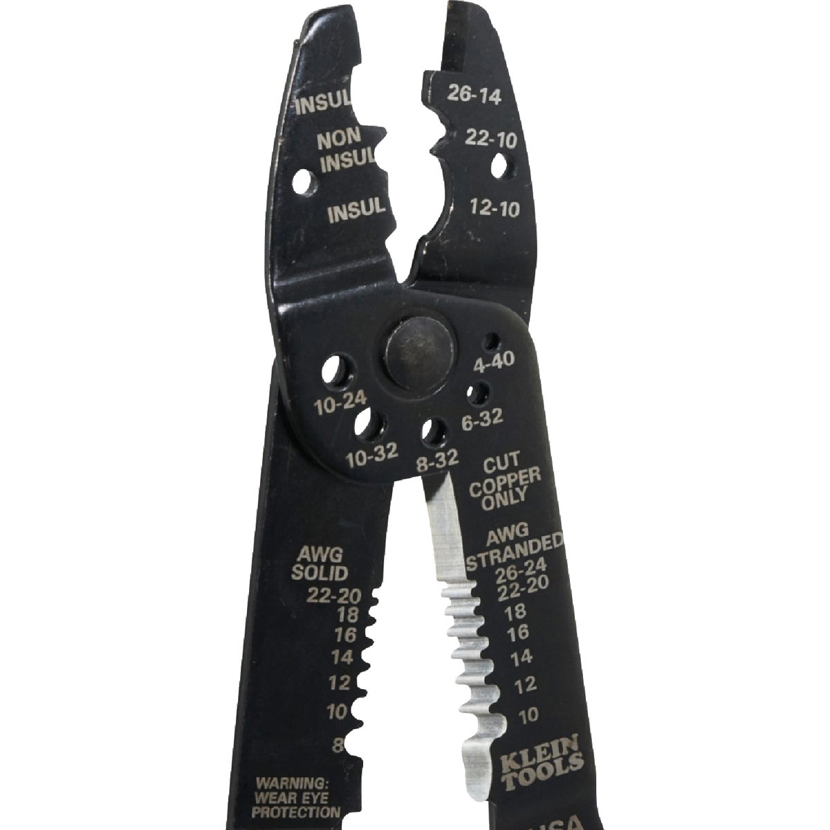 Klein 8-1/2 In. All-Purpose Electrician Crimper & Stripper Image 7