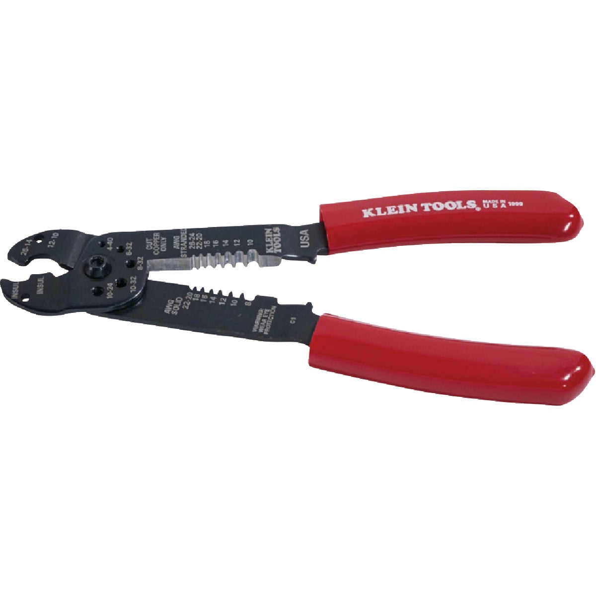 Klein 7-3/4 In. 6-In-1 Multipurpose Crimper & Stripper Image 3