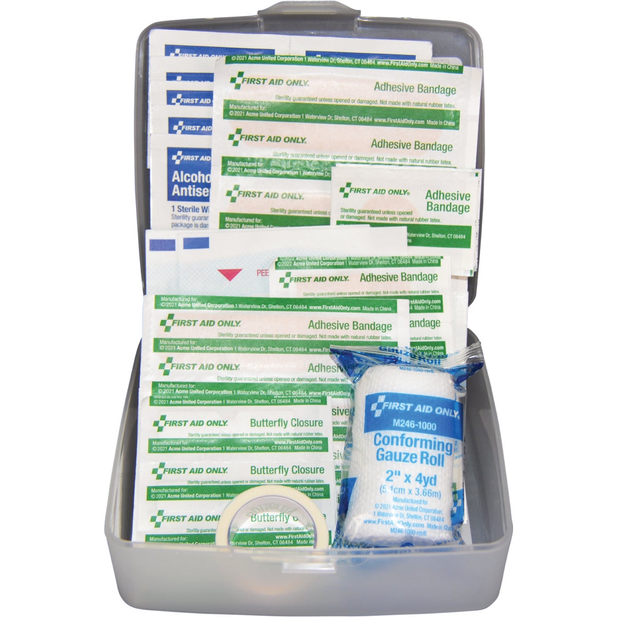 First Aid Only First Aid Kit with Plastic Case (76-Piece) Image 2