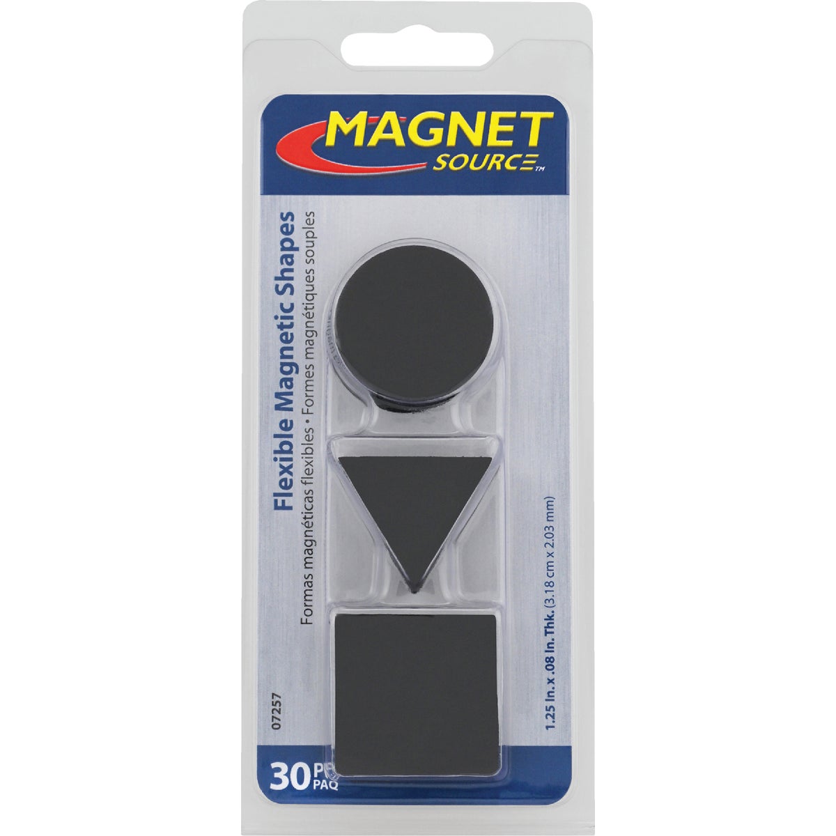 Master Magnetics Black Assorted Magnetic Shapes (30-Pack) Image 7