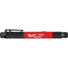 Milwaukee INKZALL Double-Sided Fine Point & Chisel Tip Black Jobsite Marker Image 1