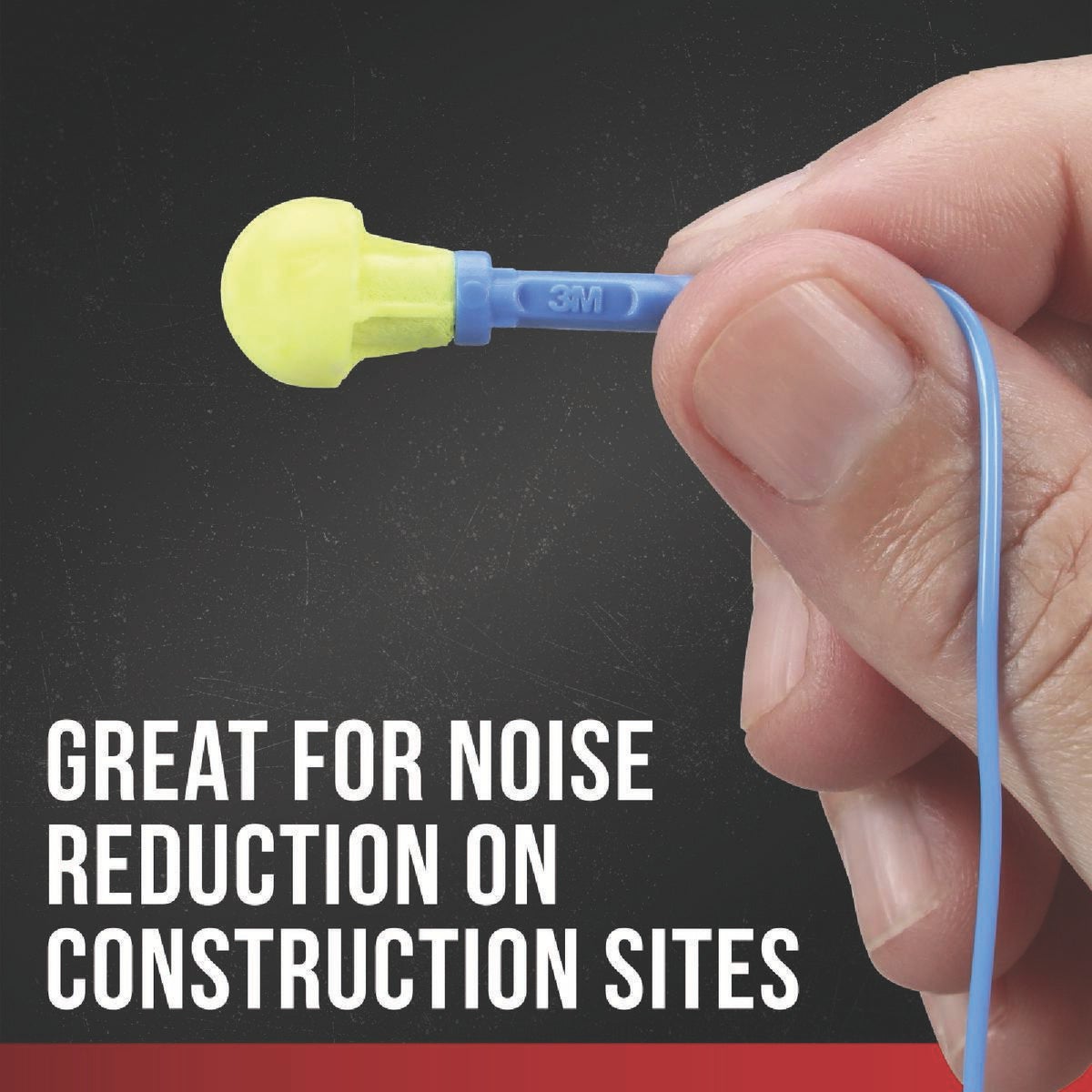 3M Push-Ins Corded Earplugs (5-Pair) Image 3