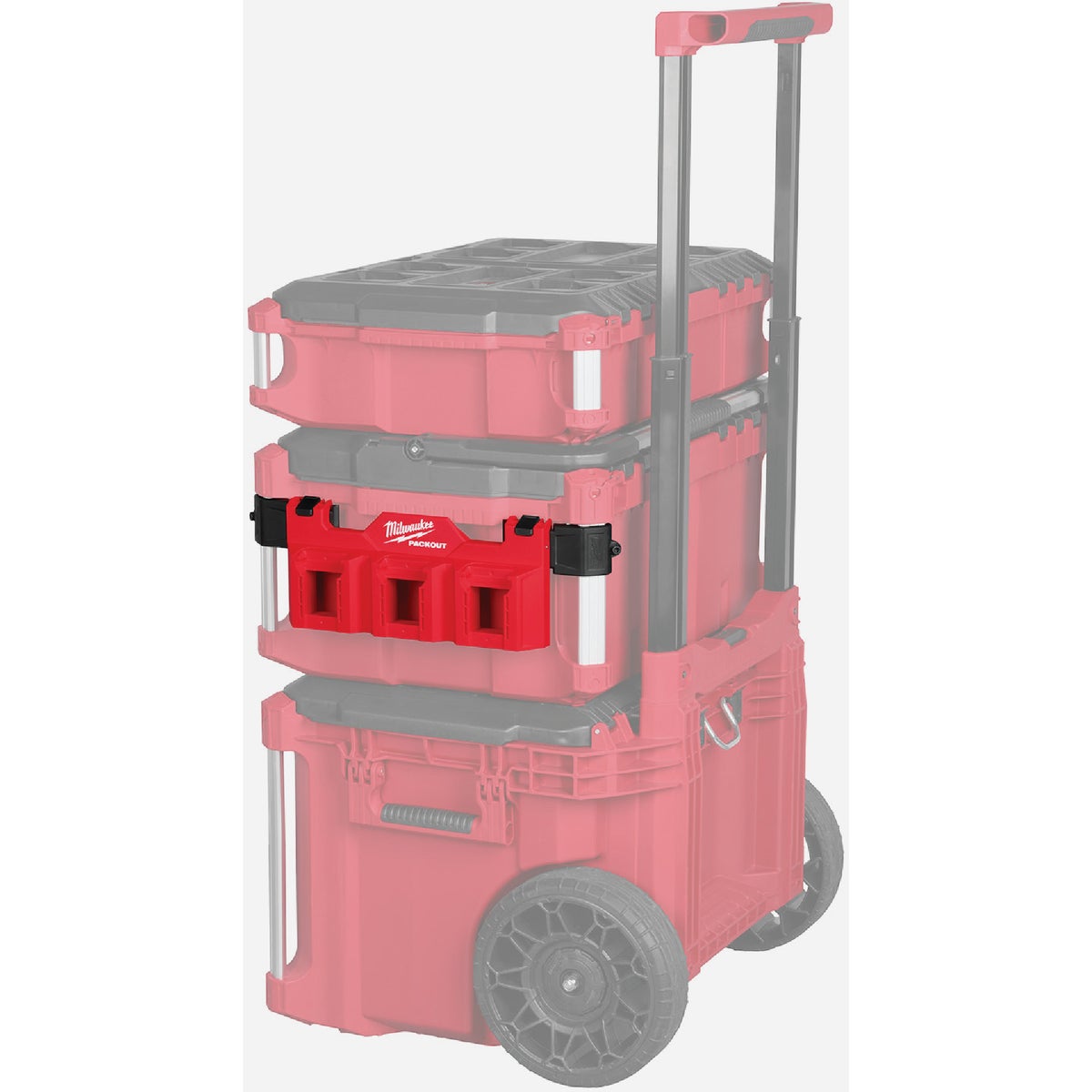 Milwaukee PACKOUT Tool Box M18 Battery Rack Attachment Image 8