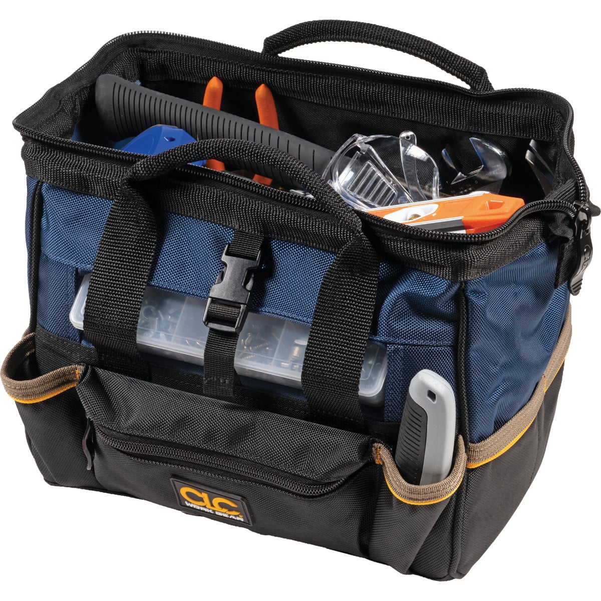CLC 21-Pocket 12 In. Tool Bag with Top-Side Tray Image 2