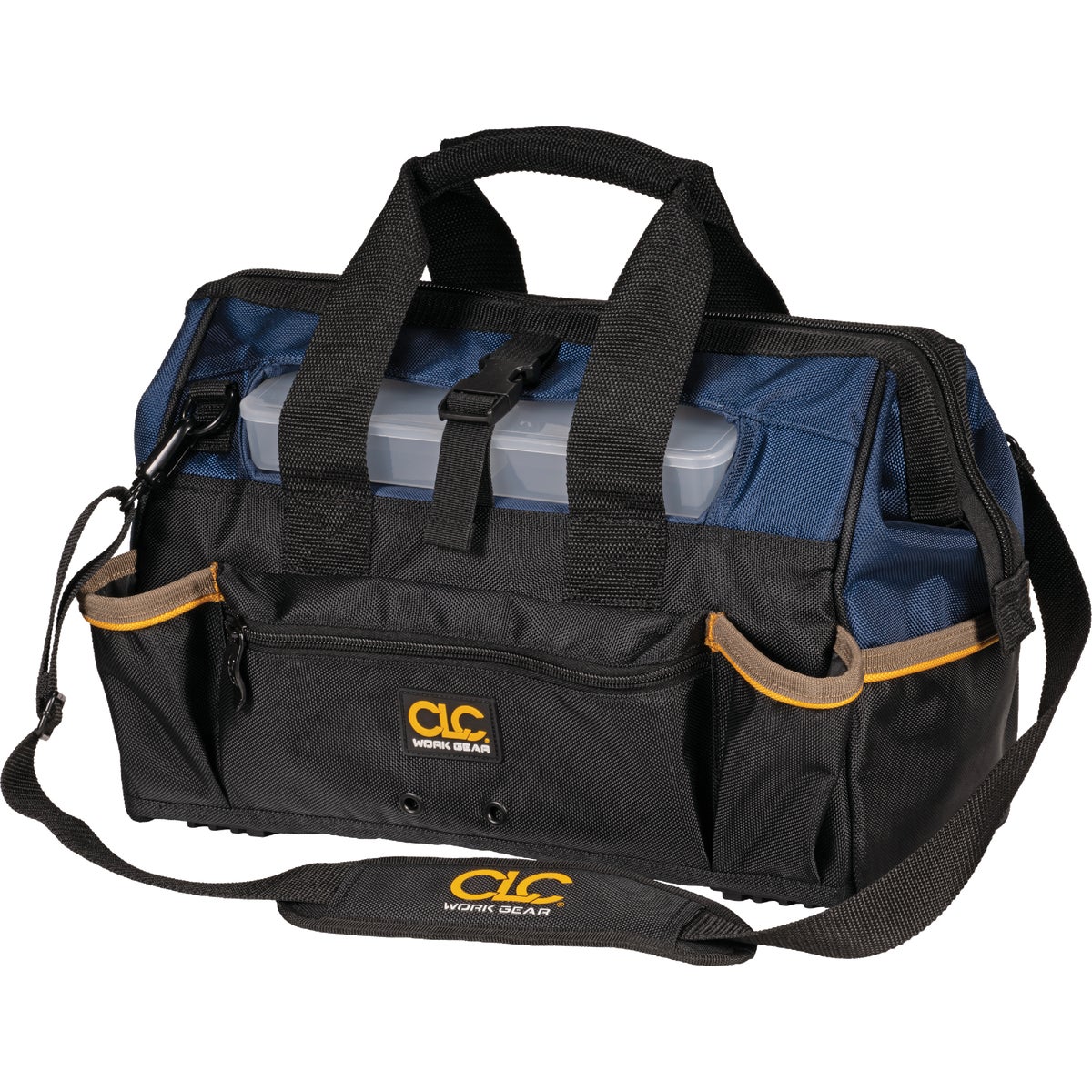 CLC 25-Pocket 16 In. Tool Bag with Top Side Tray