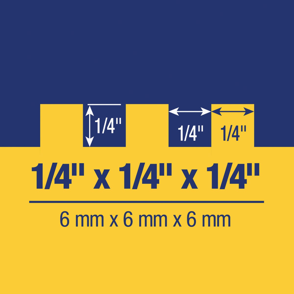 QEP 1/4 In. x 1/4 In. x 1/4 In. Steel Economy Square-Notched Trowel with D-Handle Image 3