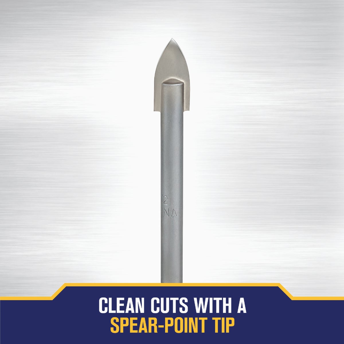 Irwin 1/2 In. x 6-1/4 In. Carbide Glass & Tile Drill Bit Image 4