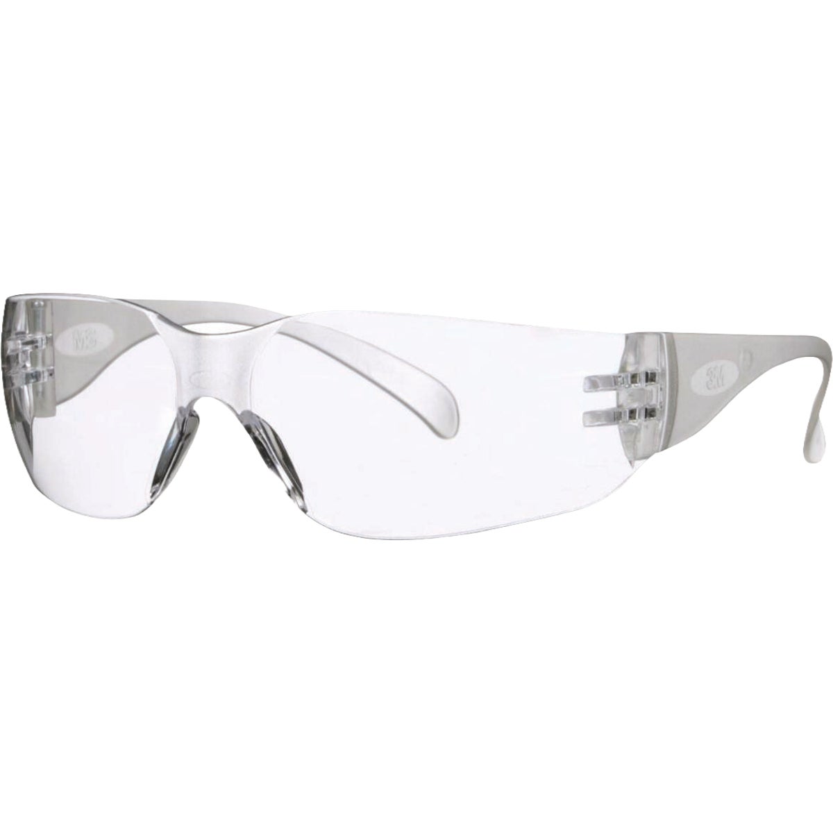 3M Clear Frame Safety Glasses with Anti-Scratch Clear Lenses Image 2