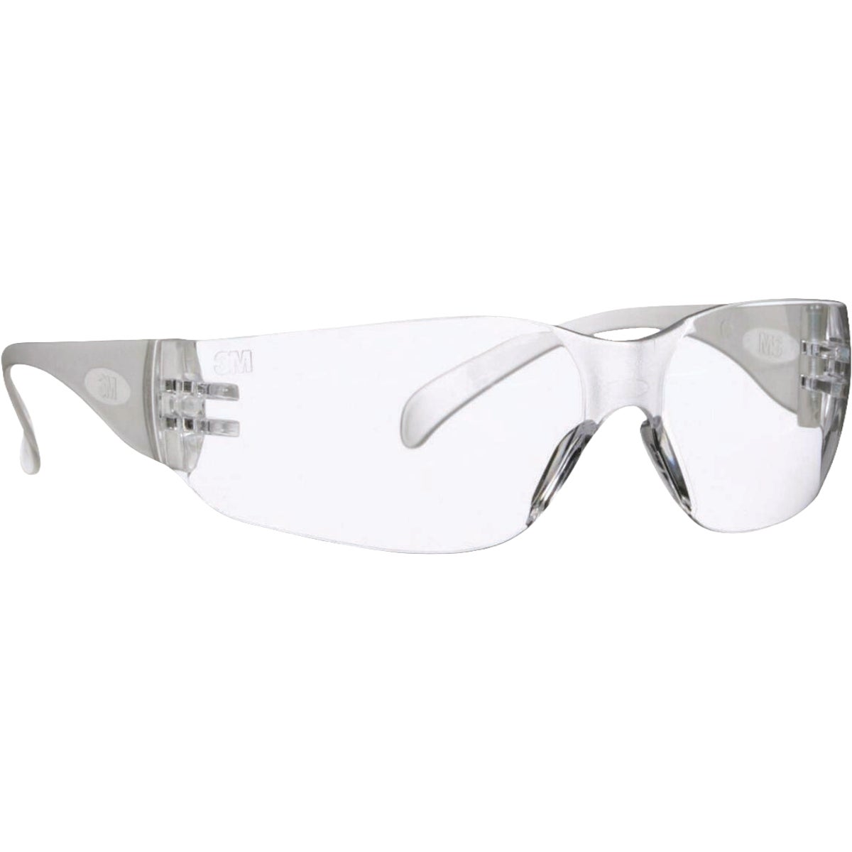 3M Clear Frame Safety Glasses with Anti-Scratch Clear Lenses Image 5