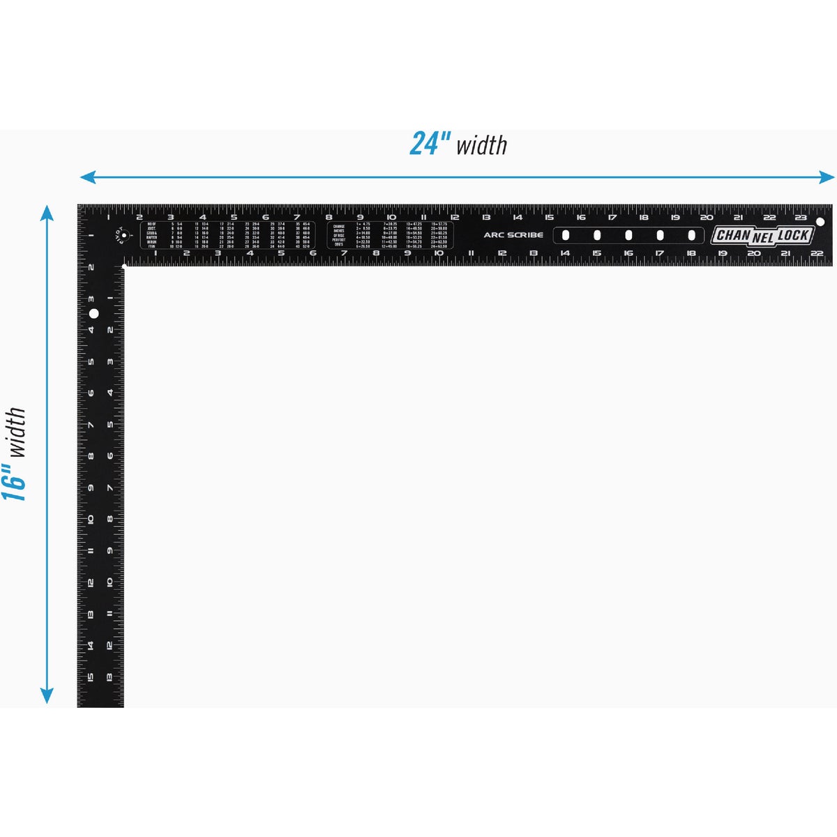Channellock 16 In. x 24 In. Framing Square Image 2