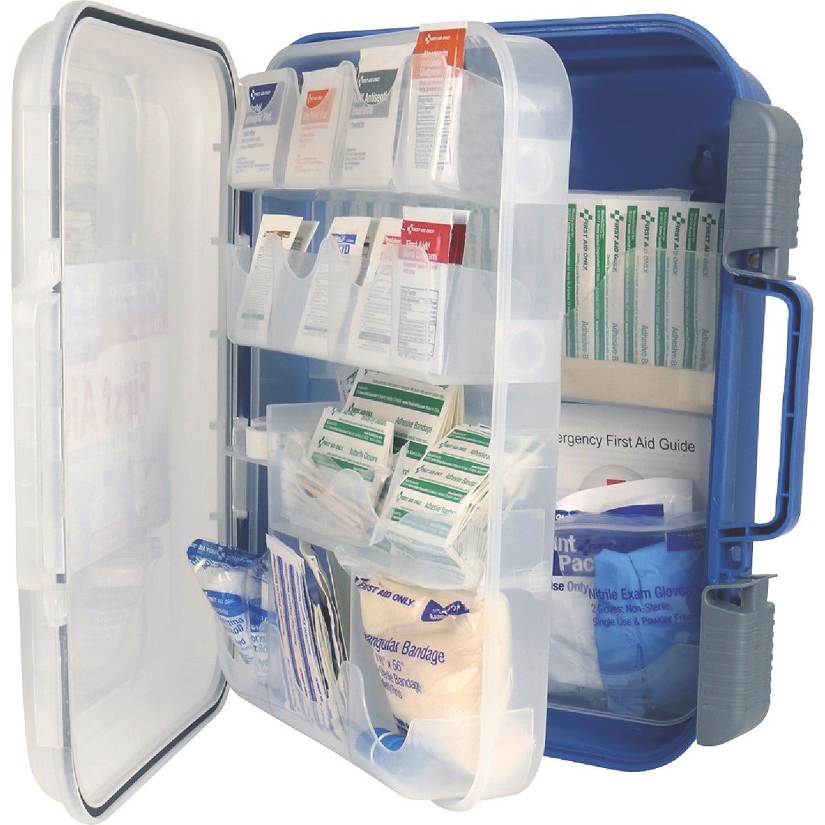 First Aid Only 50-Person Bulk Clear Front First Aid Kit (272-Piece) Image 3