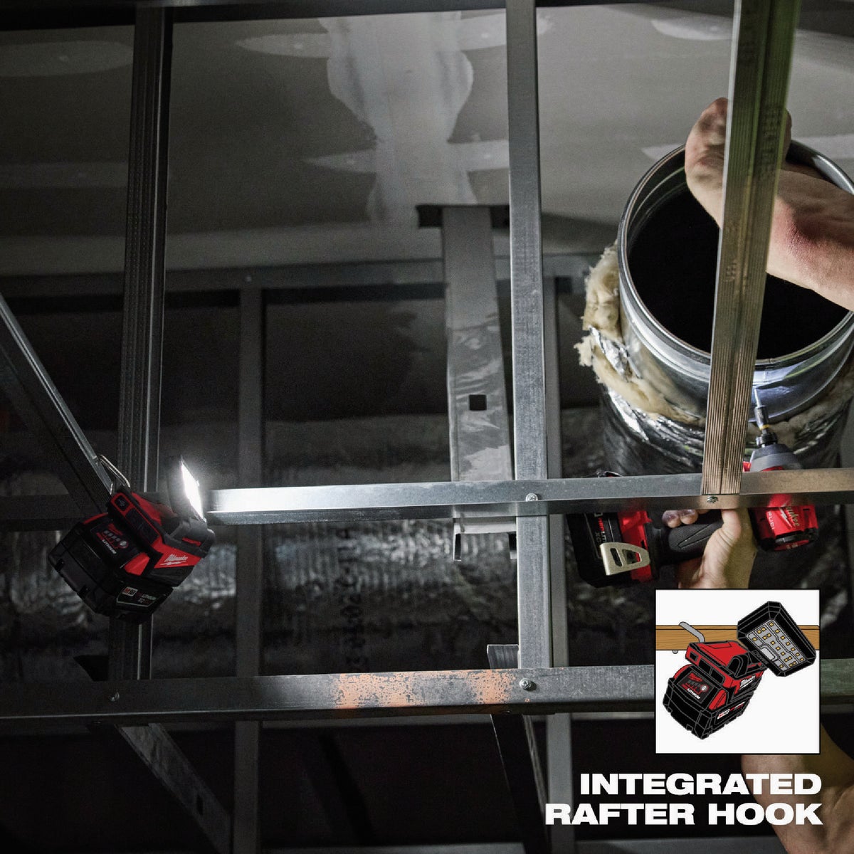 Milwaukee ROVER M18 Compact Folding USB Flood Light (Tool Only) Image 4