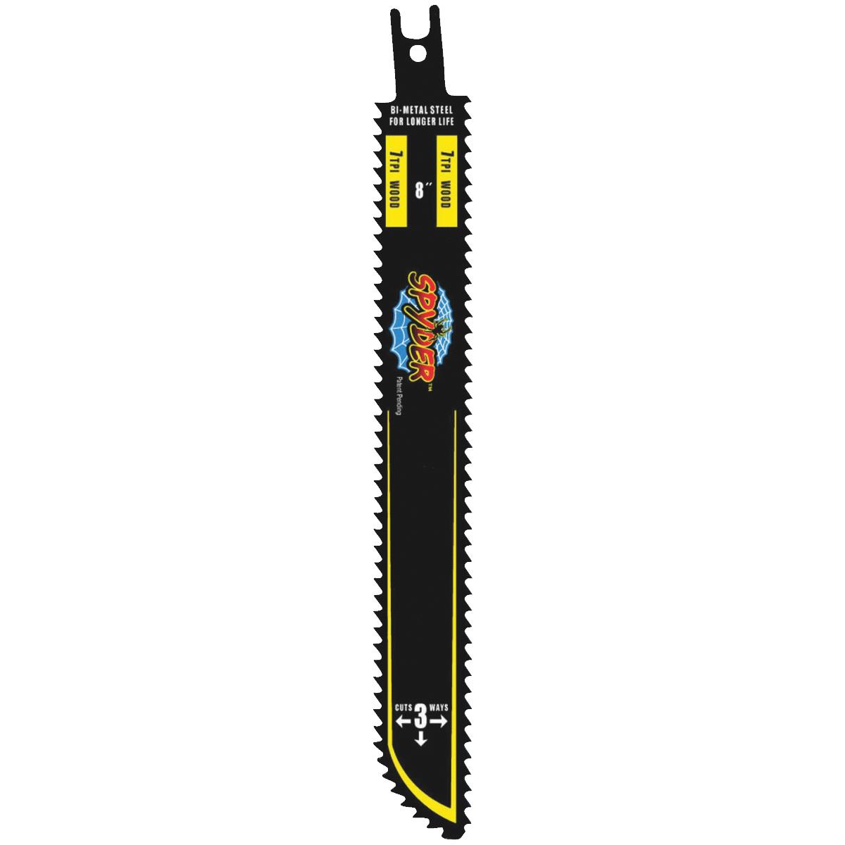 3PK 7T 8" RECIP BLADE