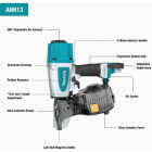 Makita 15 Degree 2-1/2 In. Coil Siding Nailer Image 13