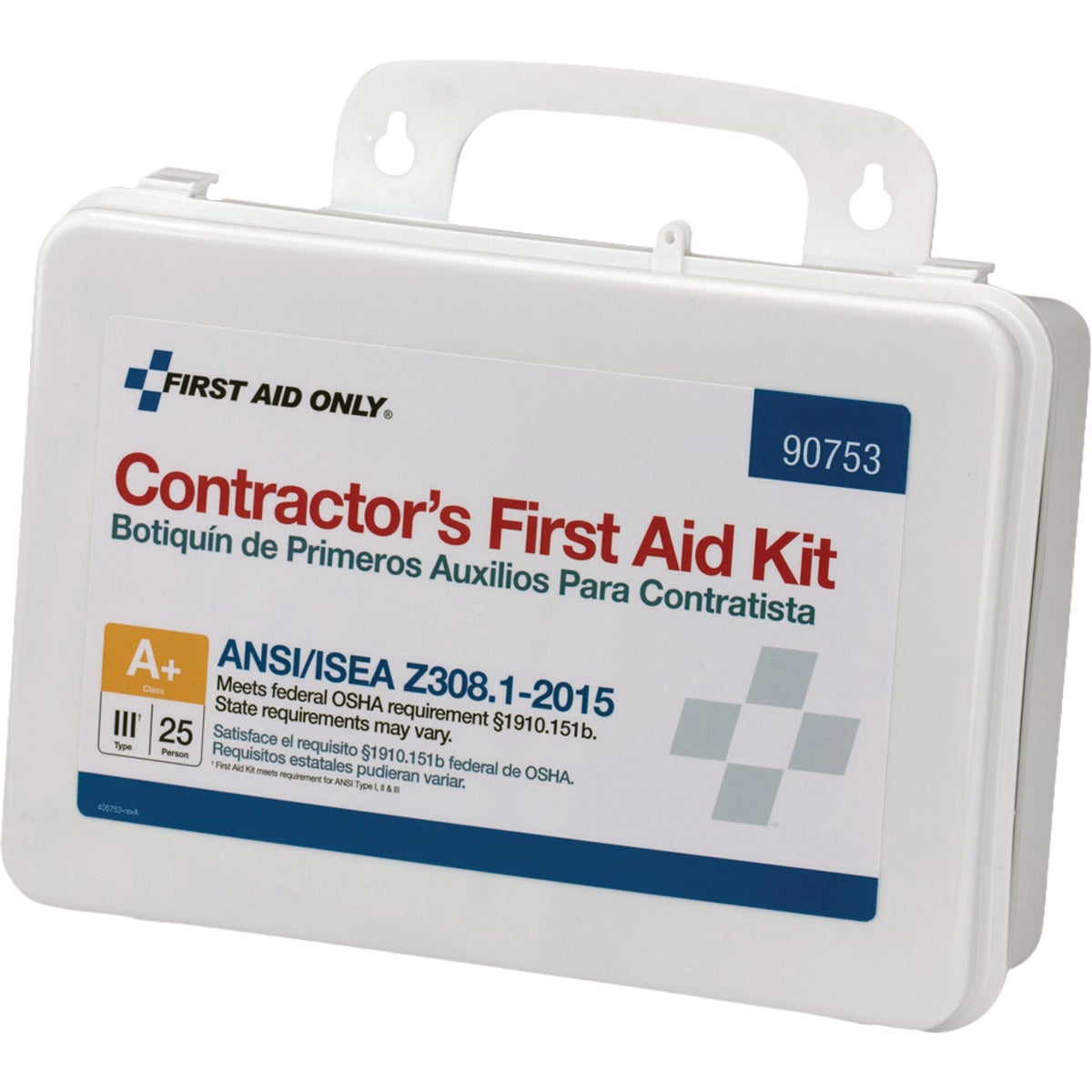 First Aid Only 25-Person Contractor First Aid Kit with Plastic Case (126-Piece) Image 3