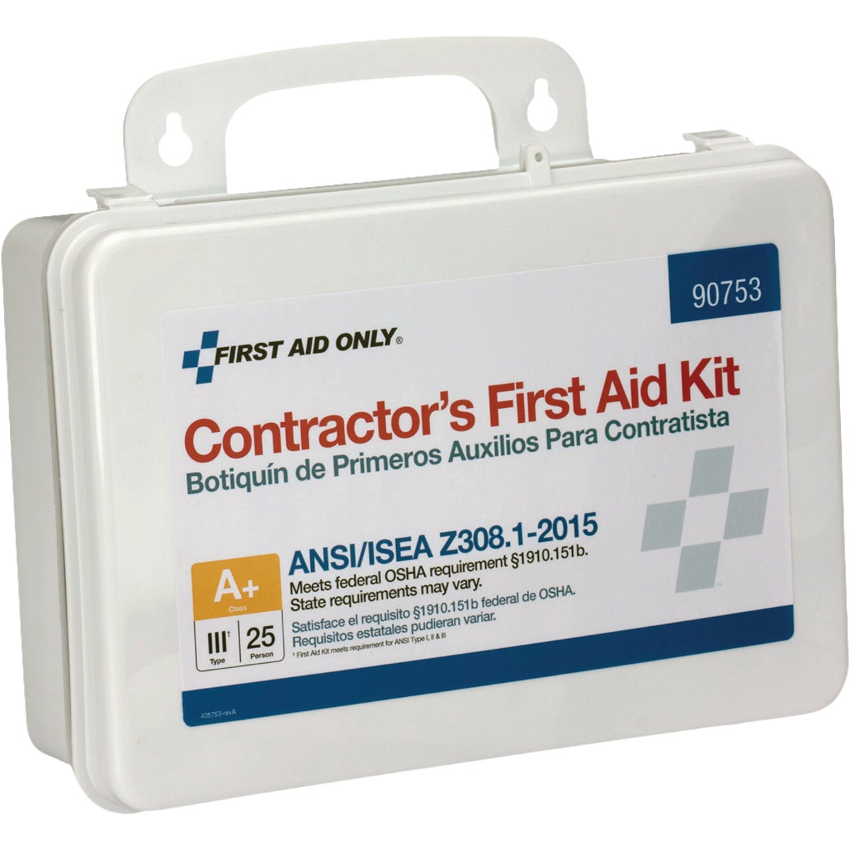 First Aid Only 25-Person Contractor First Aid Kit with Plastic Case (126-Piece) Image 2