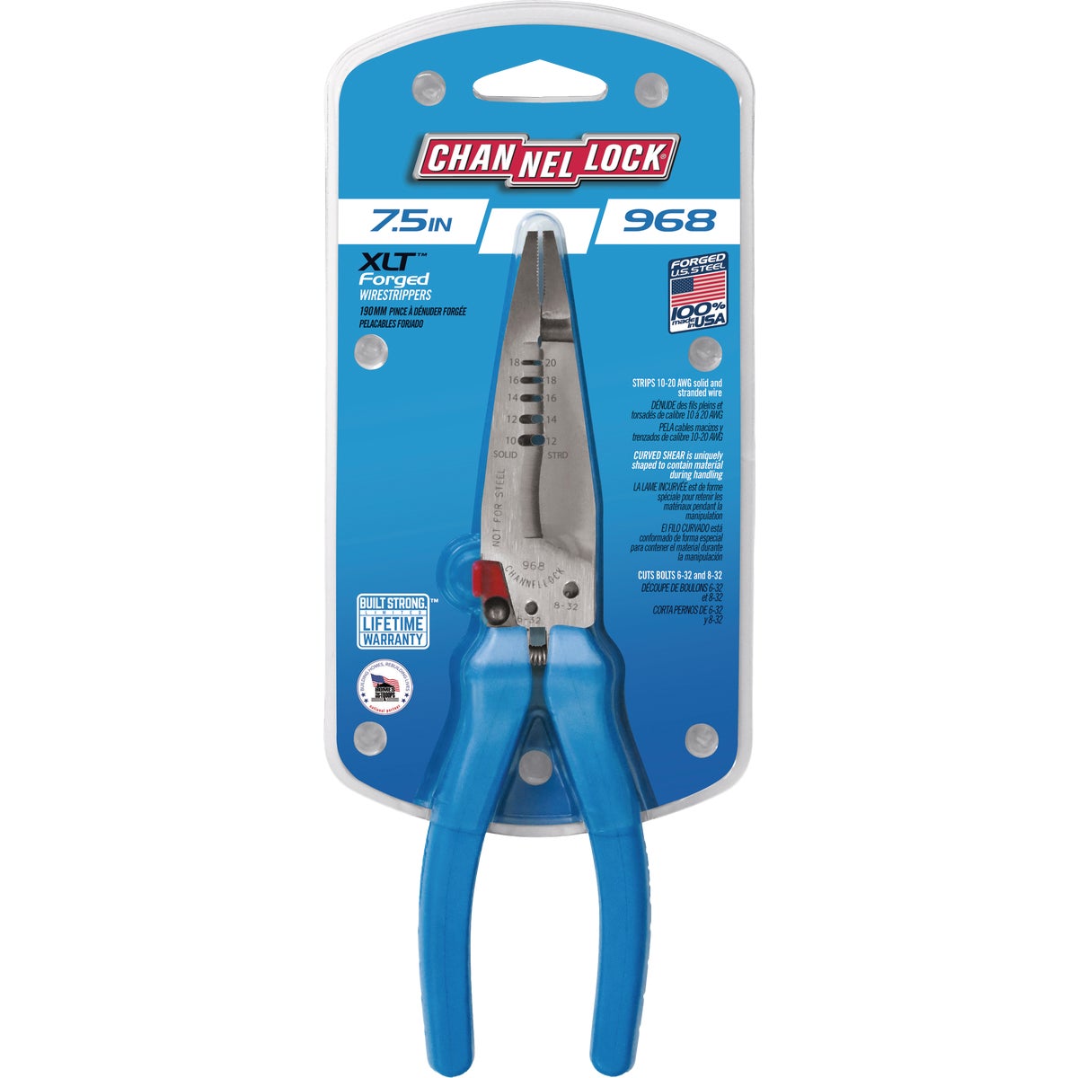 Channellock 7.5 In. Forged Wire Stripper Image 2