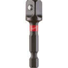 Milwaukee SHOCKWAVE 1/4 In. Hex to 3/8 In. Socket Adapter (10-Pack Bulk) Image 1