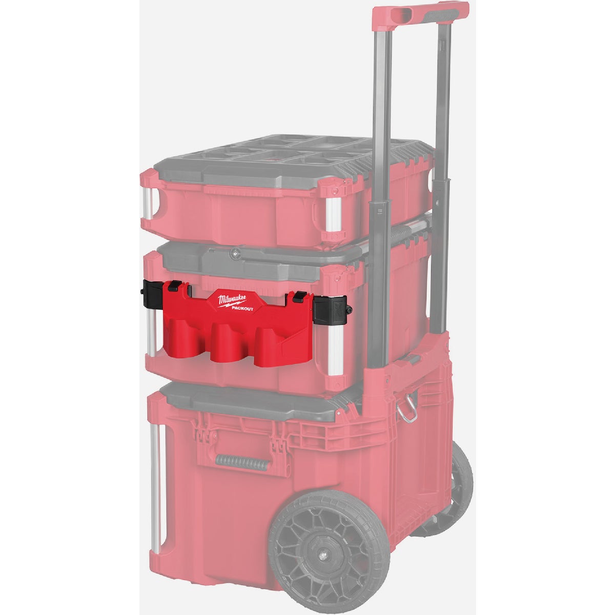Milwaukee PACKOUT Tool Box M12 Battery Rack Attachment Image 8