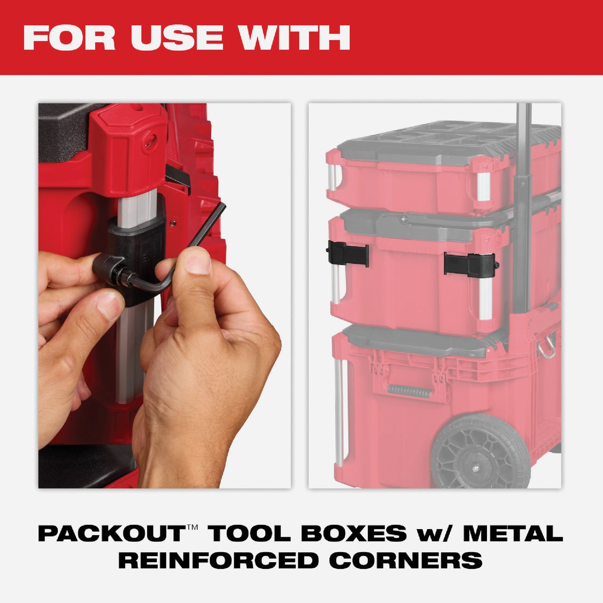 Milwaukee PACKOUT Tool Box M12 Battery Rack Attachment Image 7