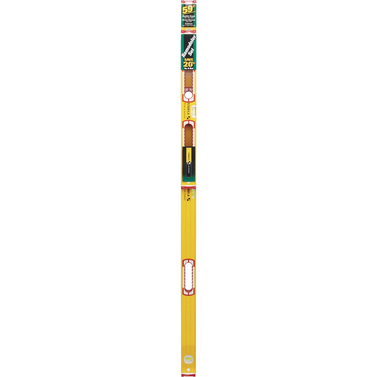 Stabila 58 In. and 32 In. Aluminum Heavy-Duty Level Set Image 2