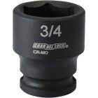 Channellock 3/8 In. Drive 3/4 In. 6-Point Shallow Standard Impact Socket Image 1