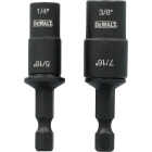 DEWALT Elite Series 1/4 In. x 2 In. Reversible Impact Nutdriver Bit Set (2-Piece) Image 1