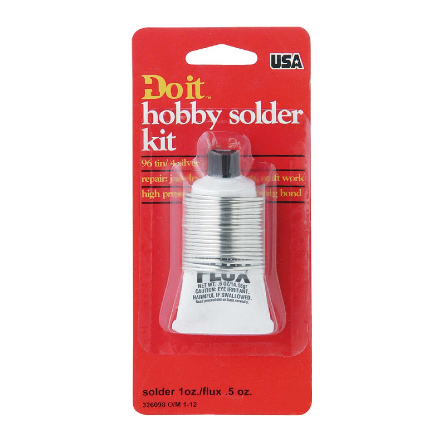 Do it 1 oz. Silver 96% Tin, 4% Silver Solder Kit Image 1