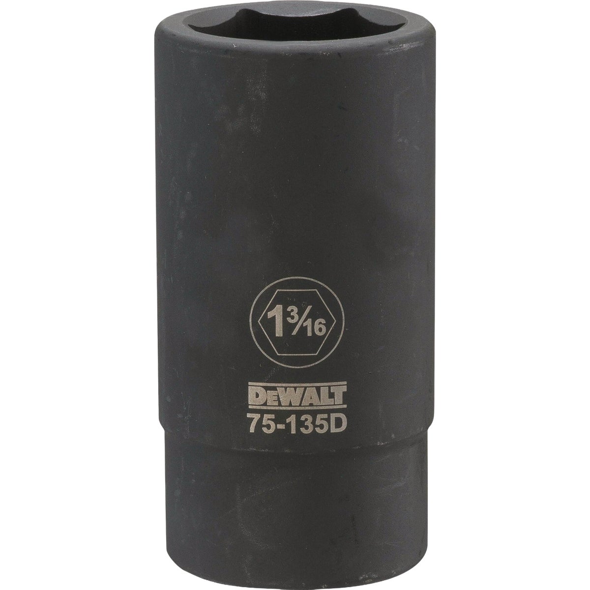 DEWALT 3/4 In. Drive 1-3/16 In. 6-Point Deep Standard Impact Socket Image 1