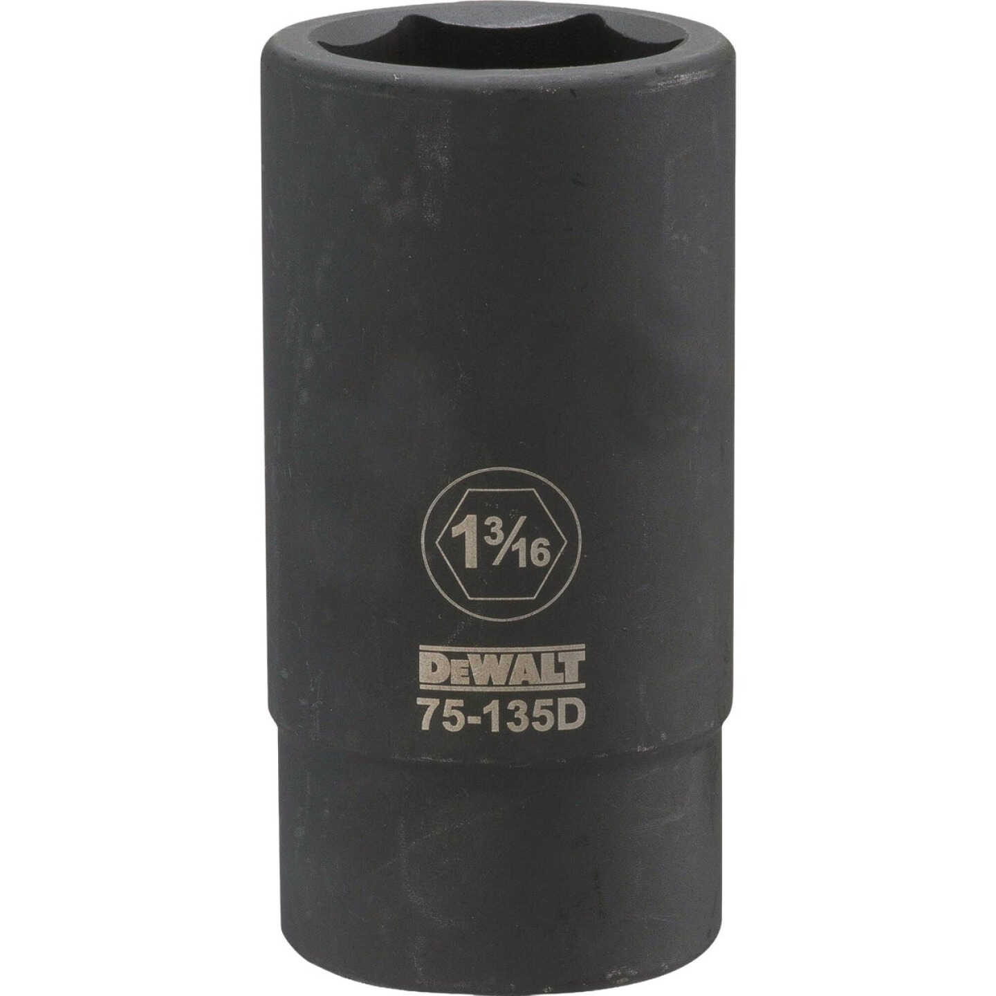 DEWALT 3/4 In. Drive 1-3/16 In. 6-Point Deep Standard Impact Socket Image 1