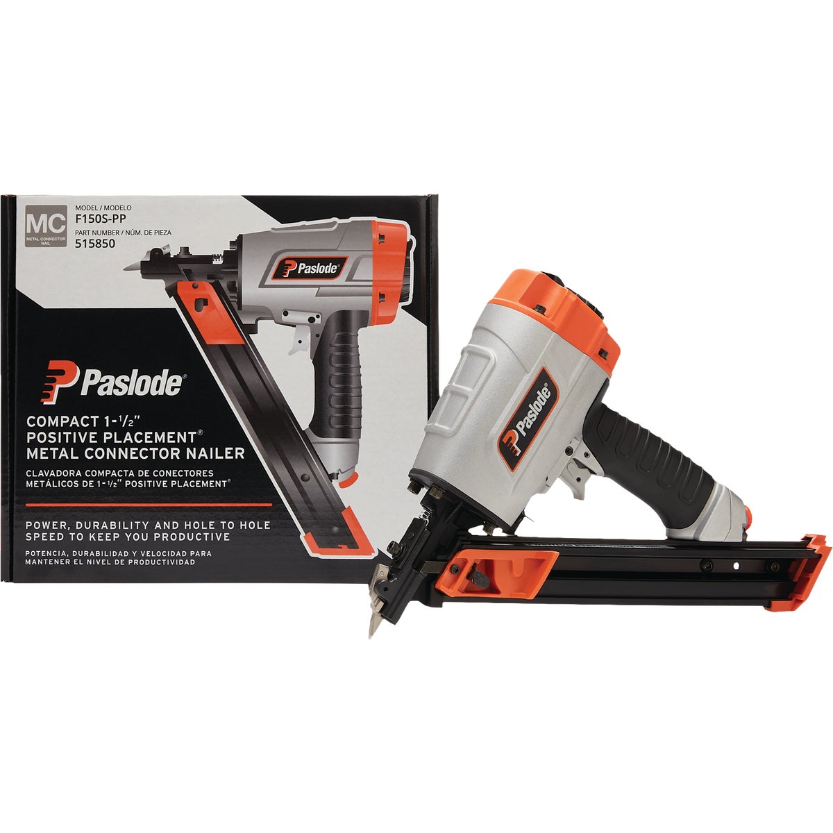 Paslode 1-1/2 In. x 0.148 In. Paper Tape Smooth Shank Heat Treated Brite Metal Connector Nail (800-Count) with Fuel Cell Image 3