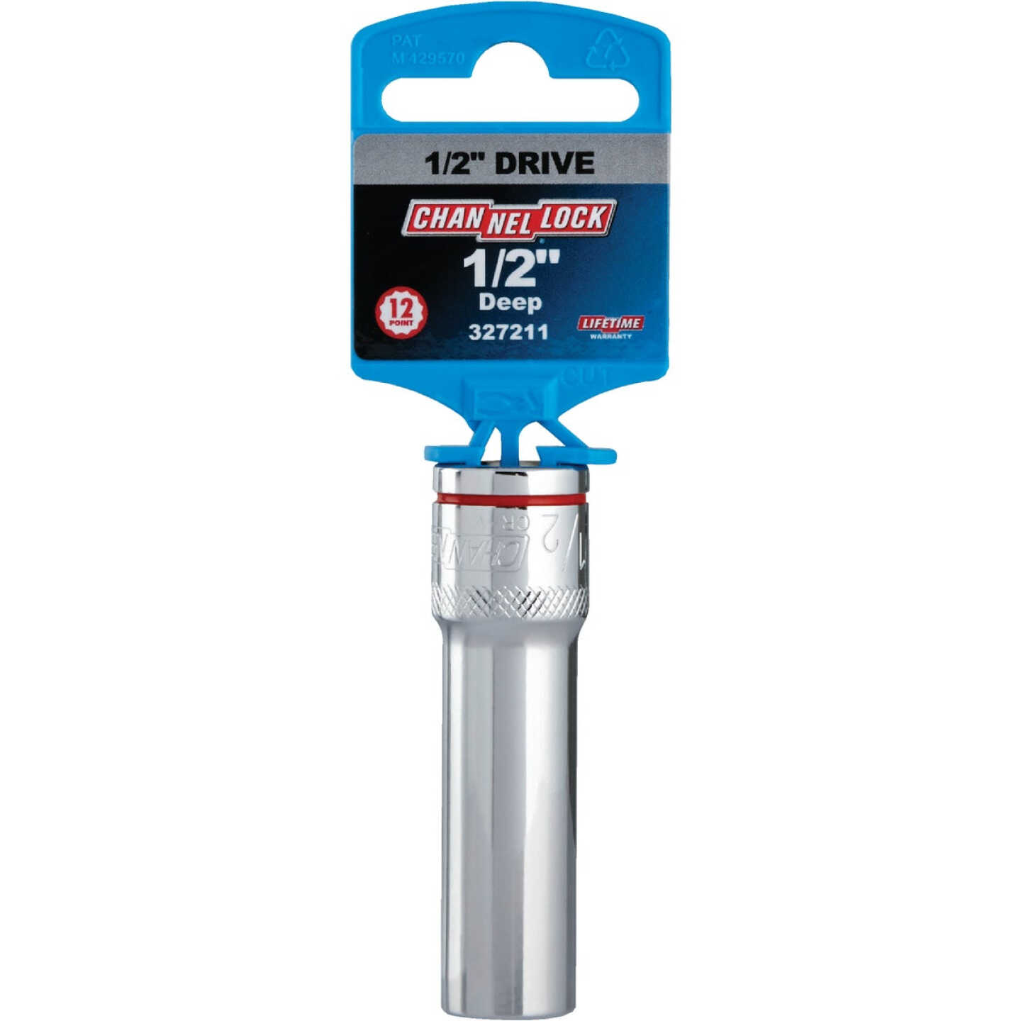 Channellock 1/2 In. Drive 1/2 In. 12-Point Deep Standard Socket Image 2