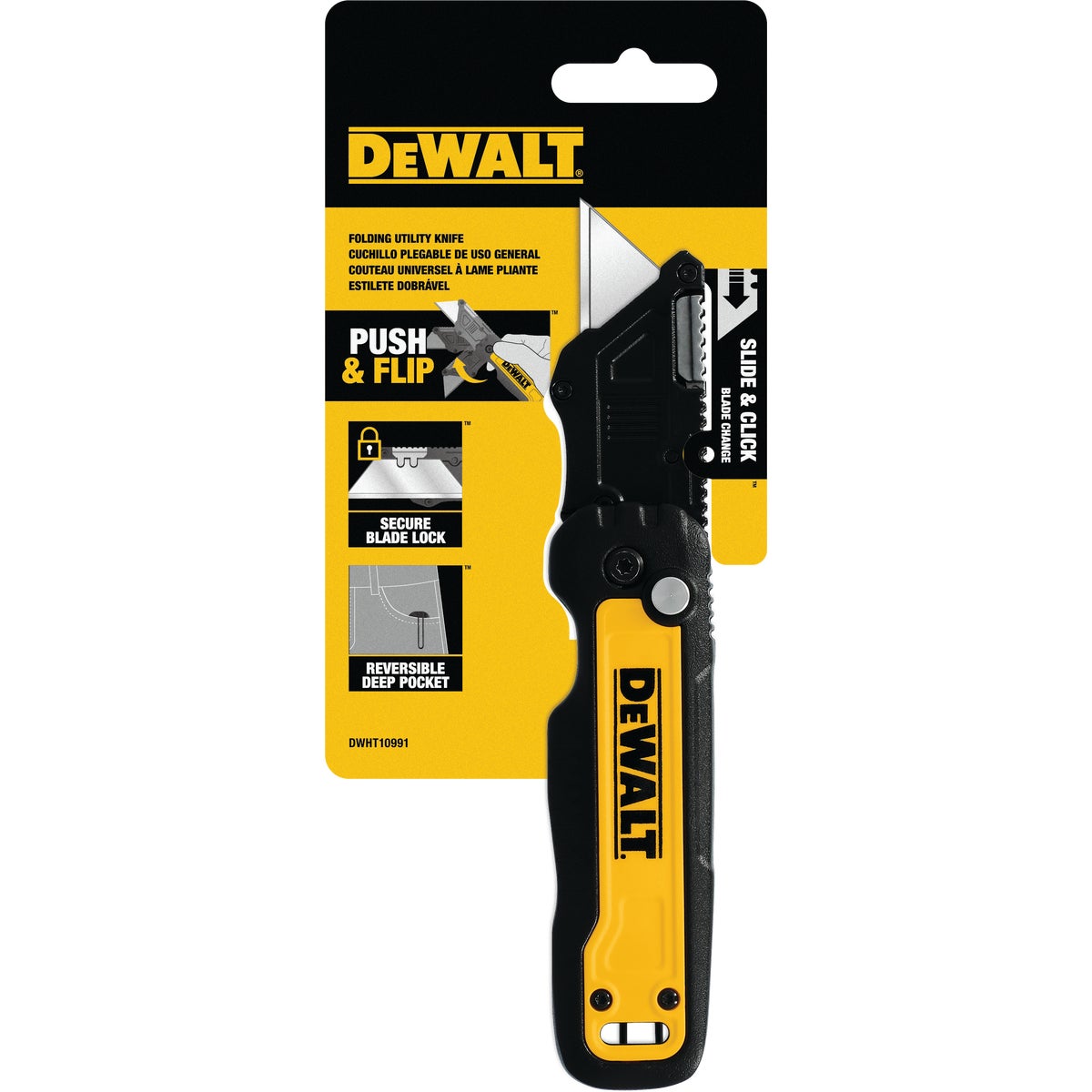 DEWALT ATOMIC Folding Utility Knife