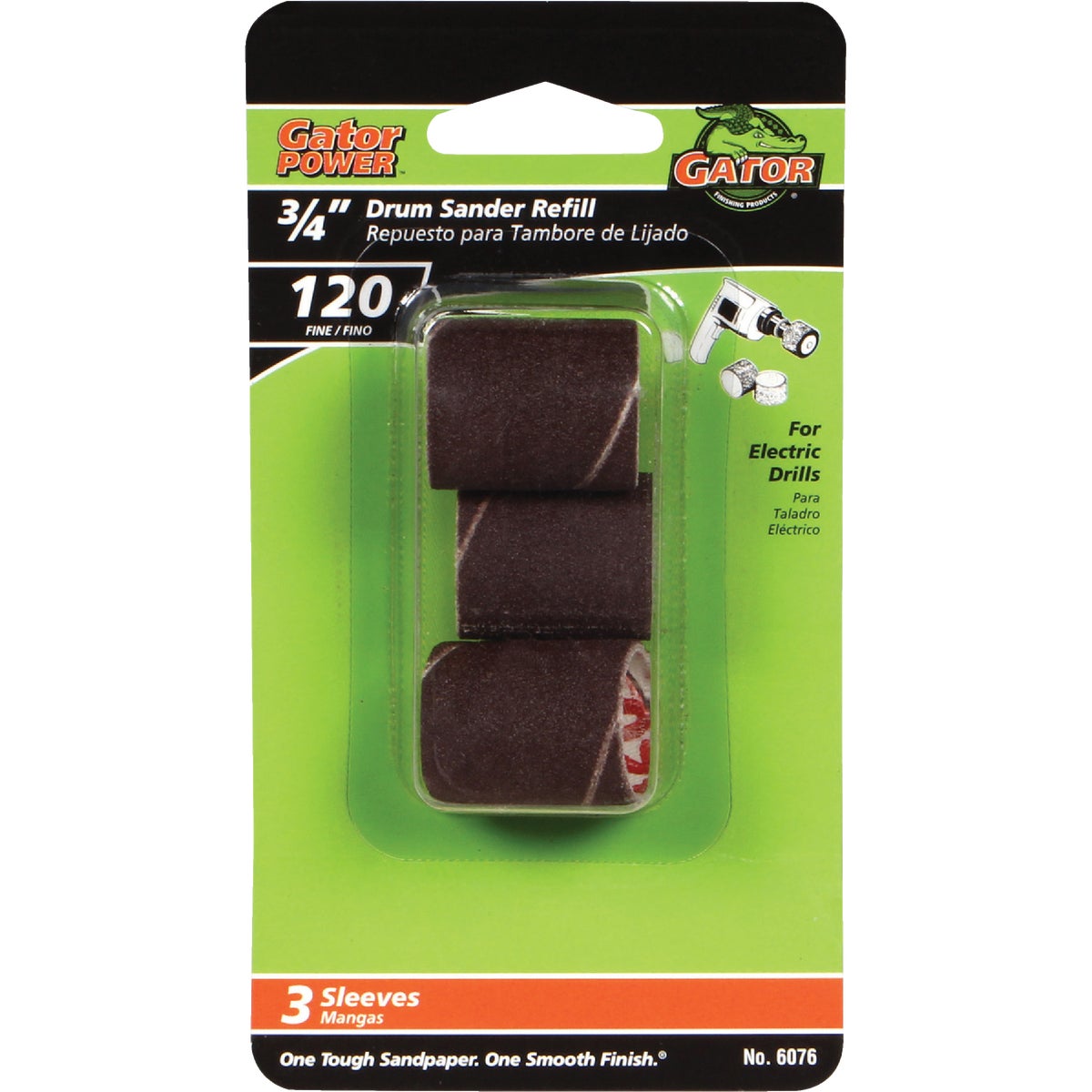 Gator Blade 1 In. x 3/4 In. 120 Grit Drum Sander Refills (3-Pack)