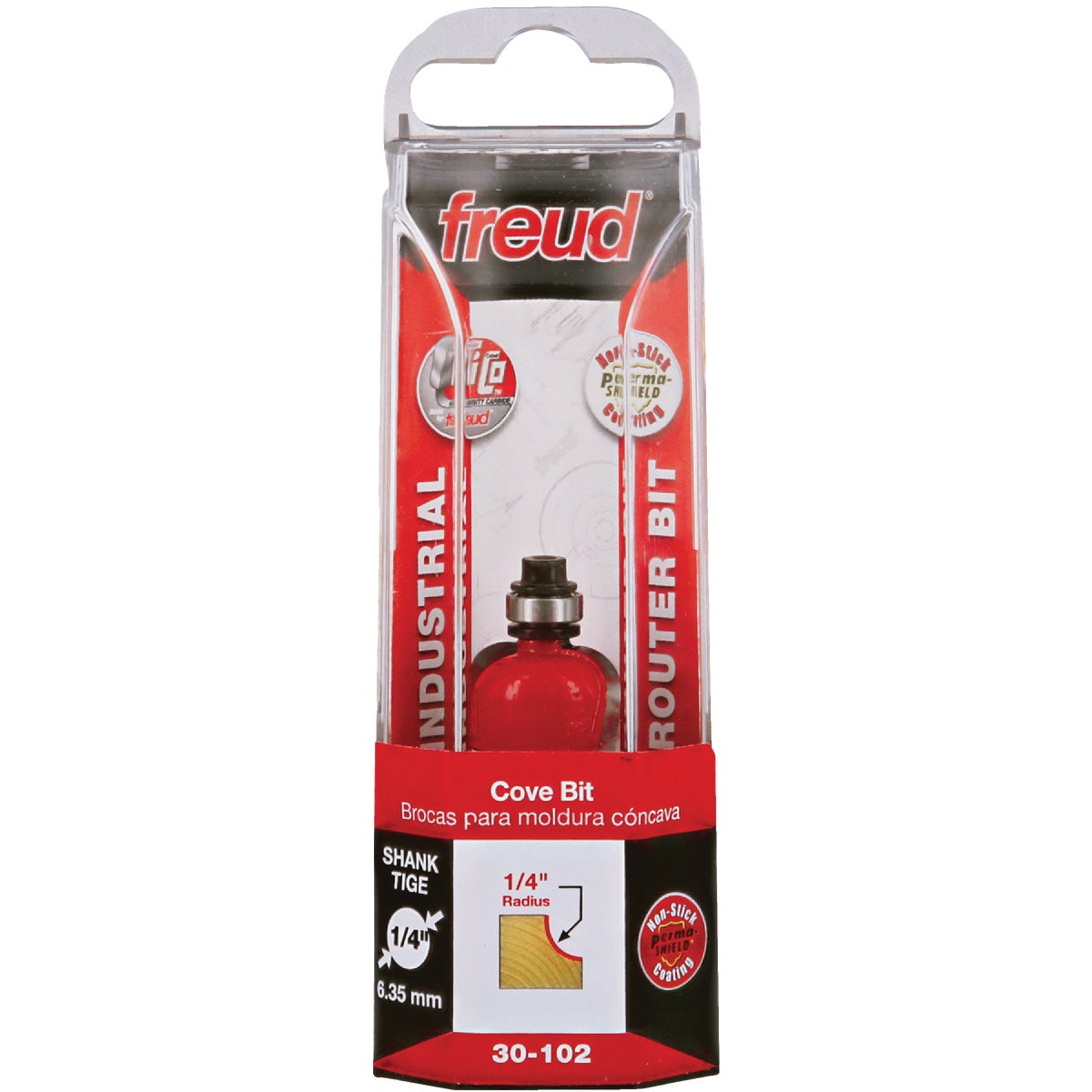 Freud 1/4 In. Radius Cove Router Bit