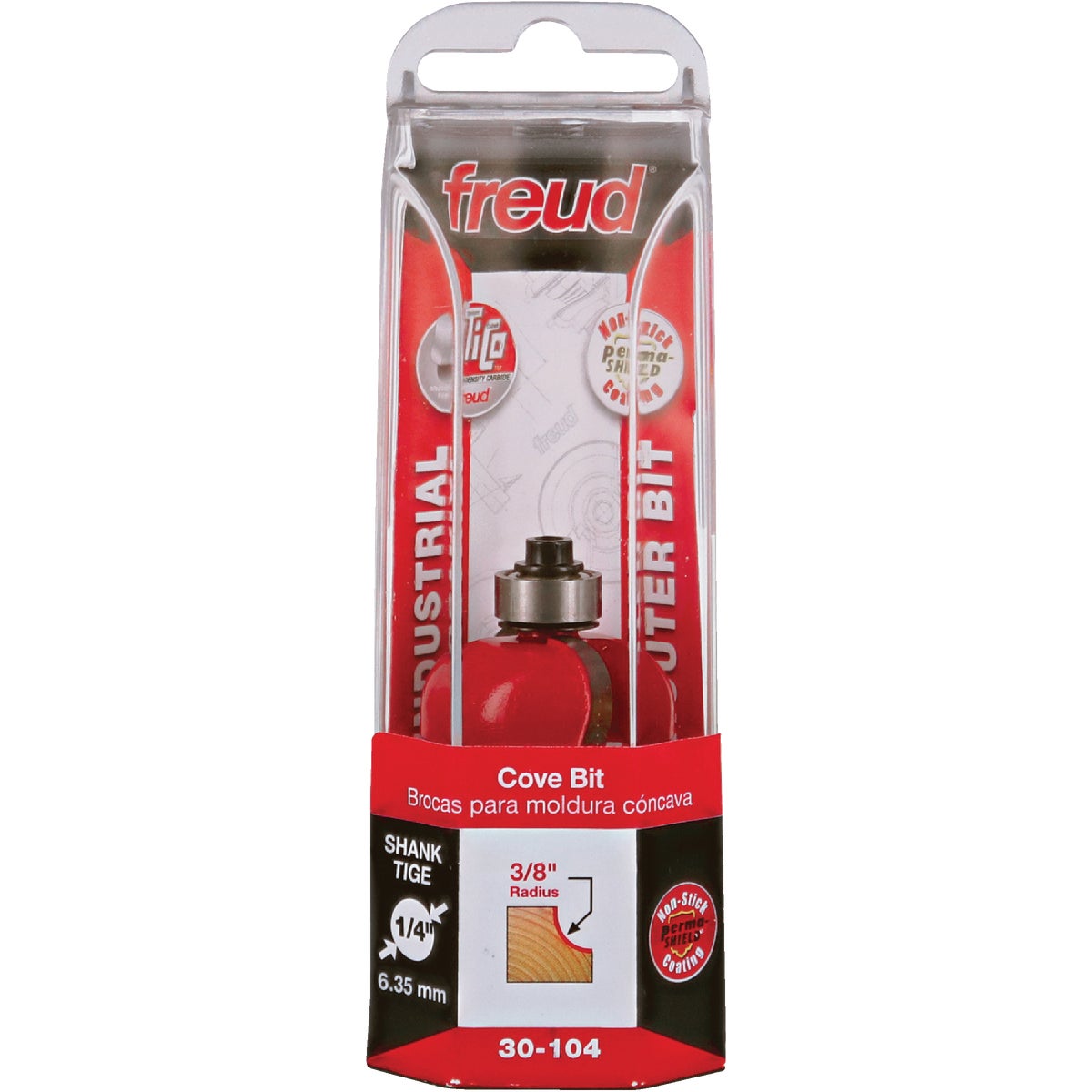 Freud 3/8 In. Radius Cove Router Bit