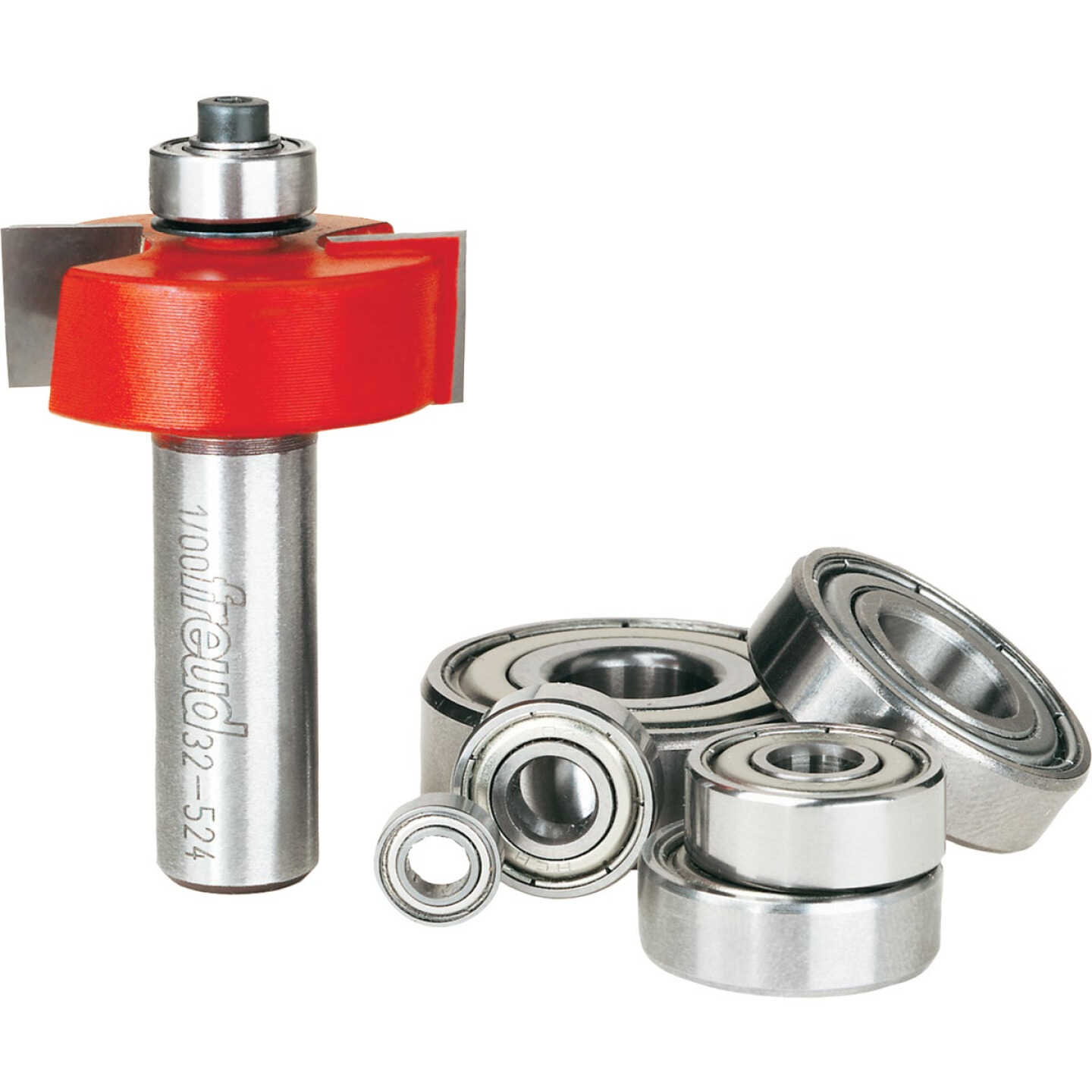 Freud 1/2 In. Shank Rabbeting Router Bit Set with Bearings Image 2