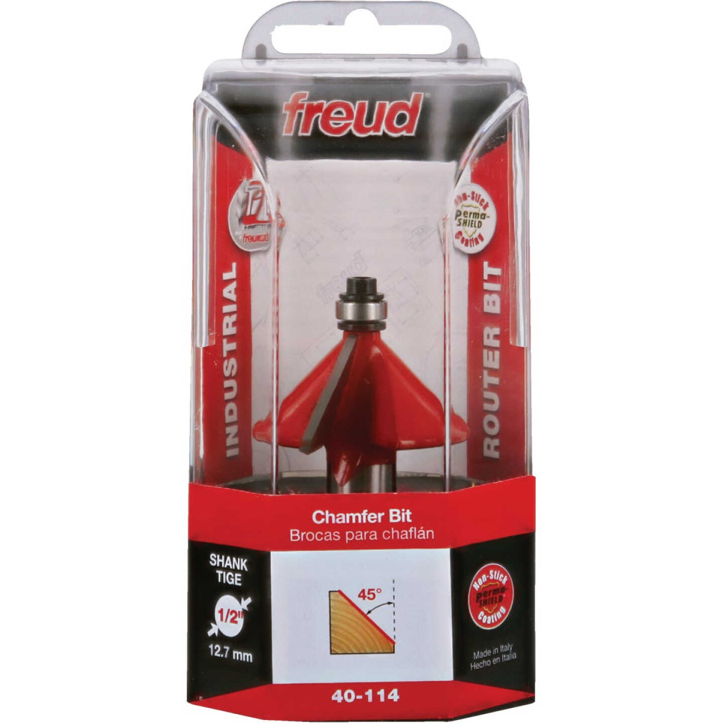 Freud 1-5/8 In. Chamfer Router Bit Image 1