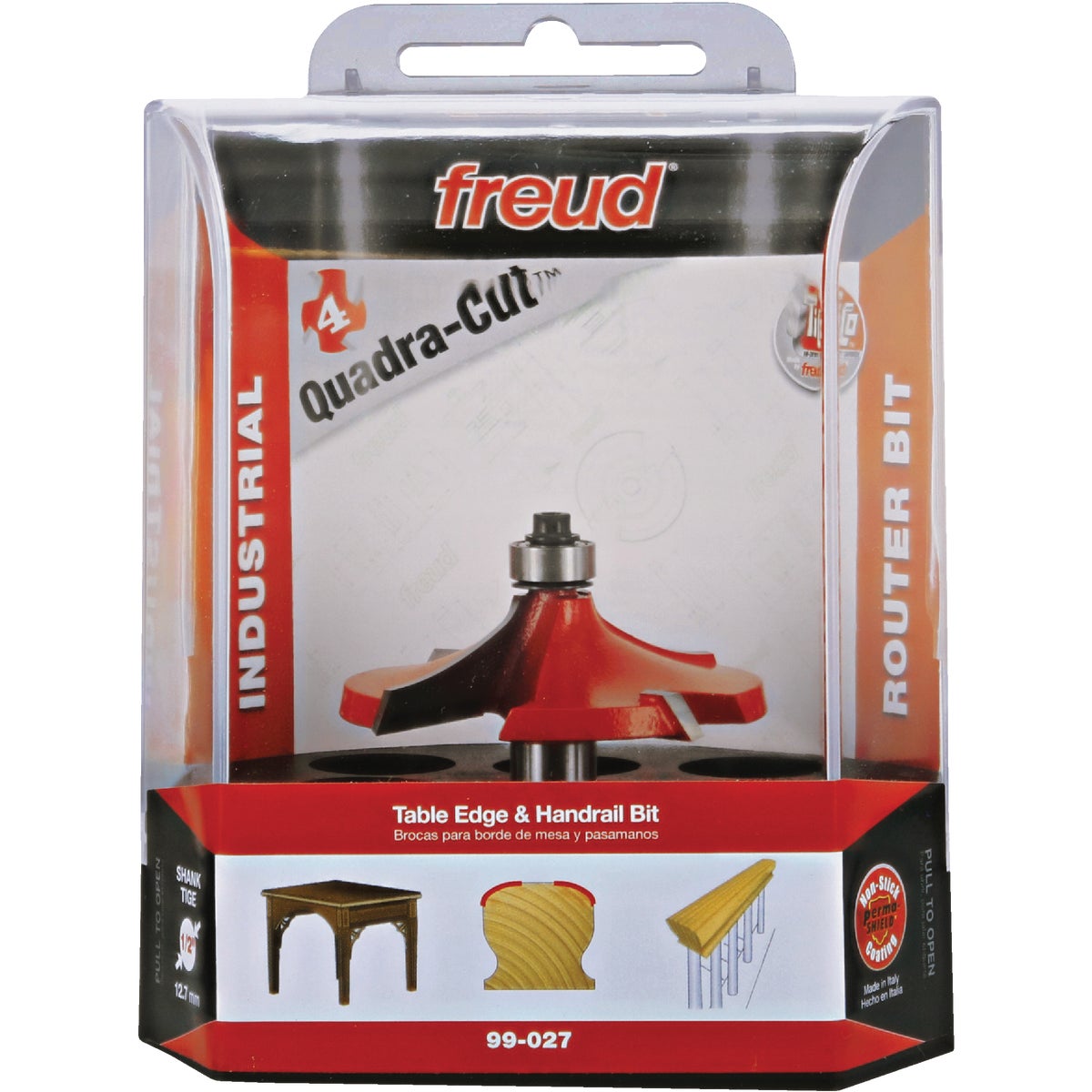 Freud 2-19/32 In. Quadra-Cut Table Edge & Handrail Router Bit