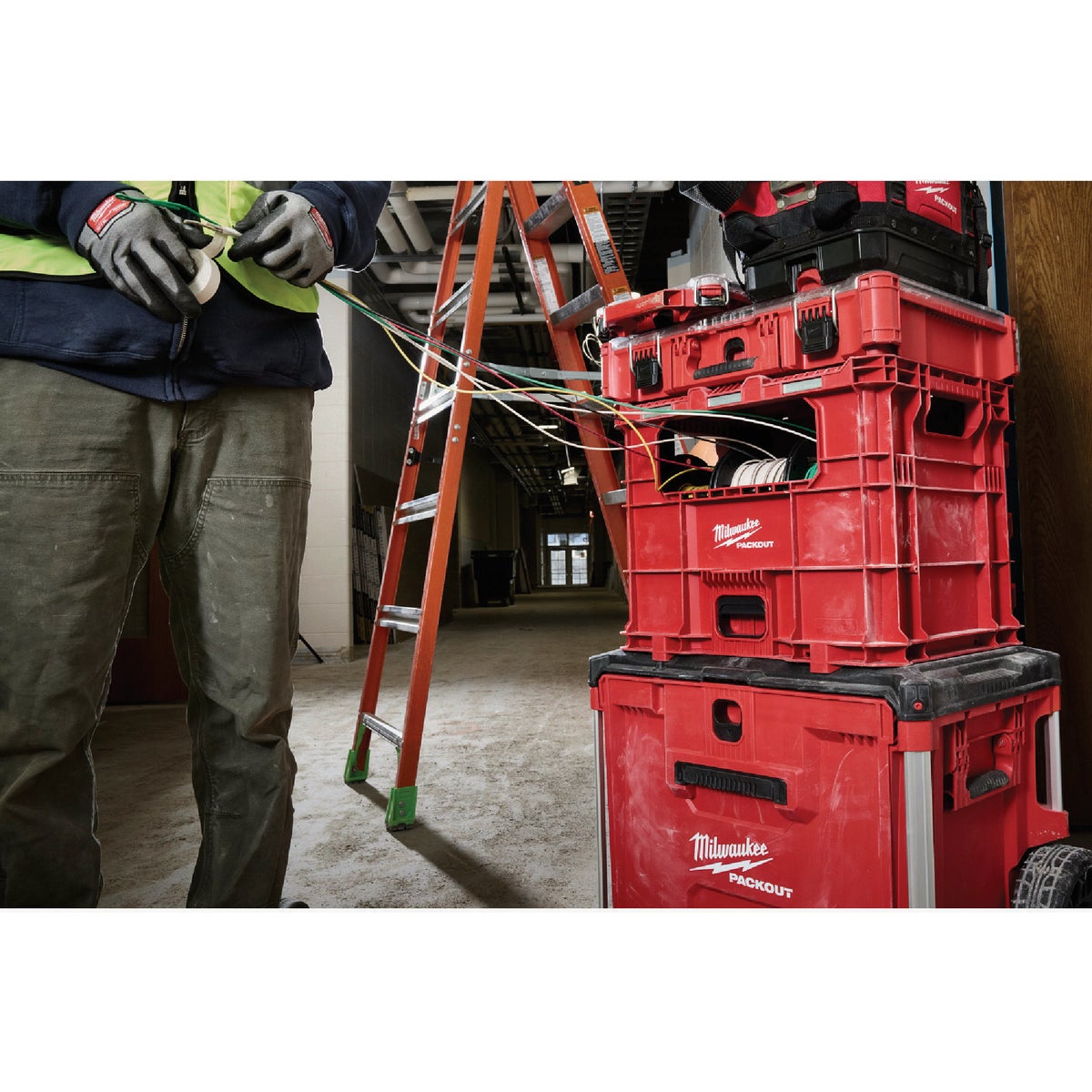Milwaukee PACKOUT Inserts for XL Wire Pulling Crate Image 5