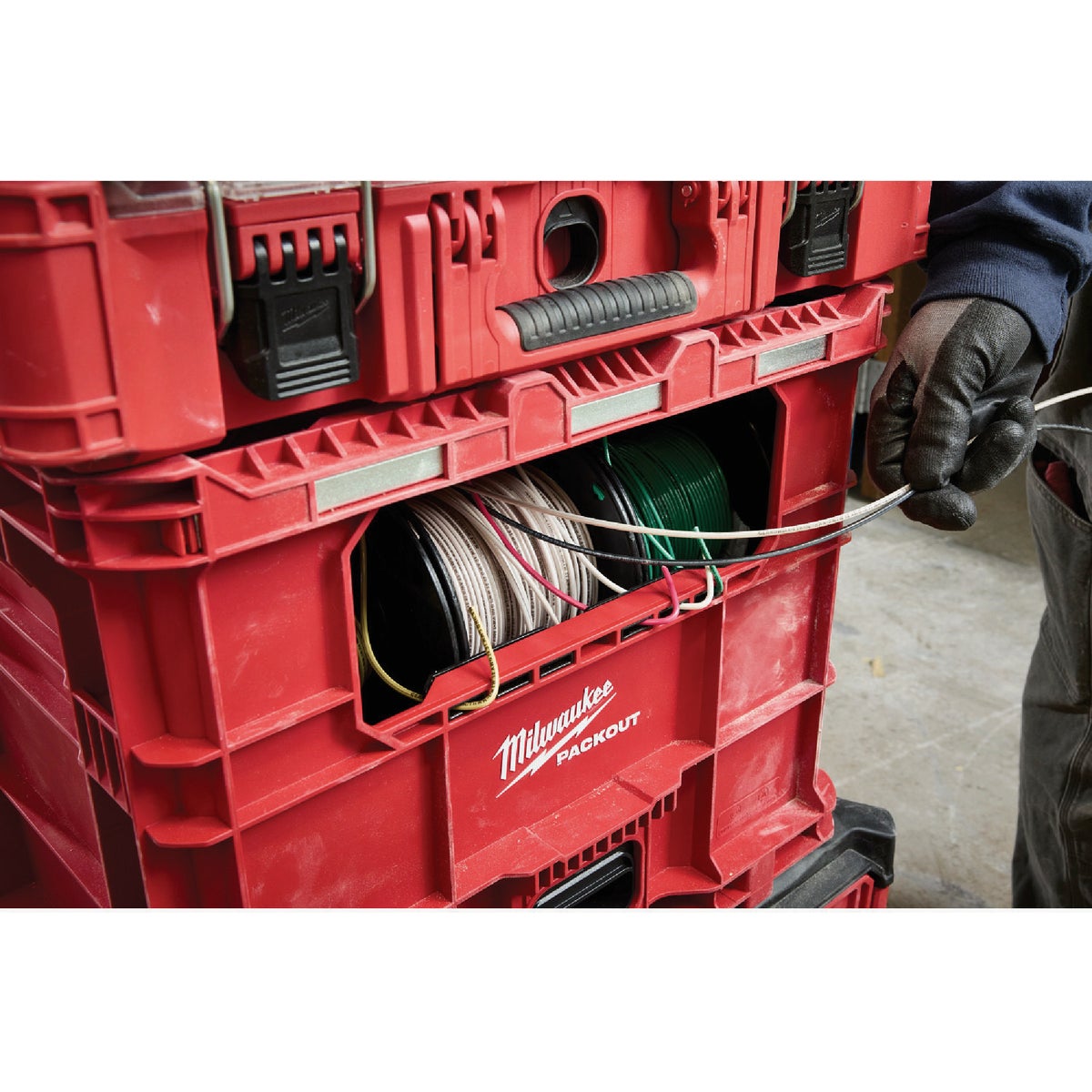Milwaukee PACKOUT Inserts for XL Wire Pulling Crate Image 6